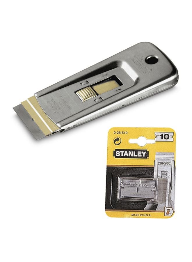 Stanley - Professional Glass Scraper Silver 95mm - Image 1