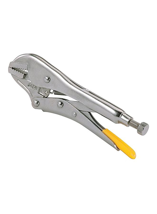 Stanley Jaw Locking Plier Silver/Yellow 9inch 