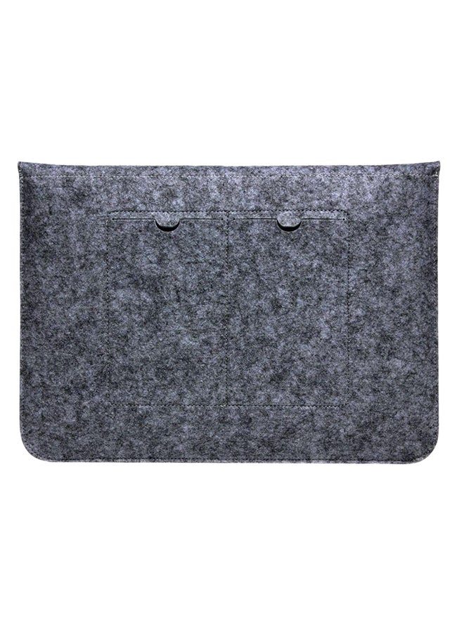 Special Envelop Felt Cloth Smart Skin Case Cover For Apple MacBook Pro 15.4-Inch Grey 