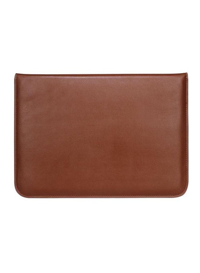 Envelope Laptop Sleeve Case Carry Pouch Protective Cover For Apple MacBook Pro 13.3-Inch Brown