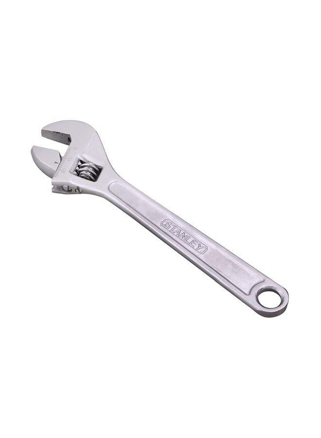 Stanley Adjustable Wrench Silver Silver 