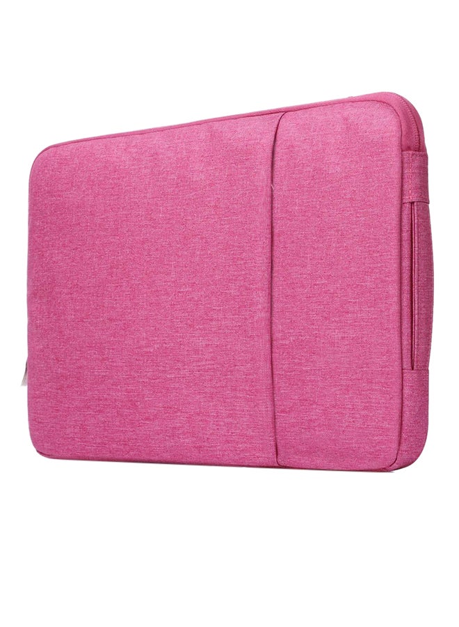 حقيبة لابتوب لجهاز أبل ماك بوك ريتينا مقاس 12 بوصة وردي