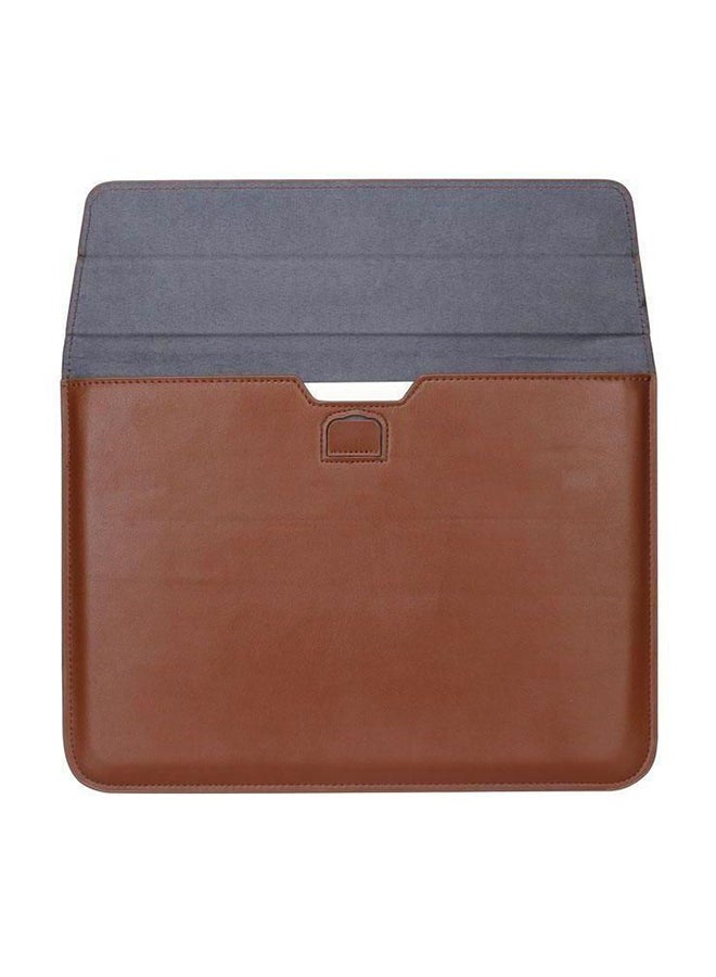 Case Cover Wallet Sleeve Stand Card Slots Antiscratch Brown 