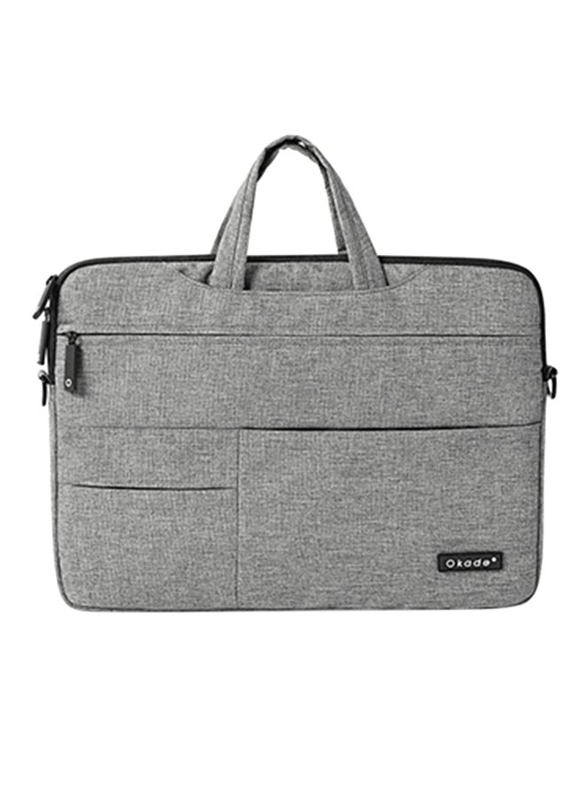Notebook Laptop Sleeve Bag Case Dual Zipper Pocket Carrying Handbag For Apple MacBook Air 11.6-Inch Grey 