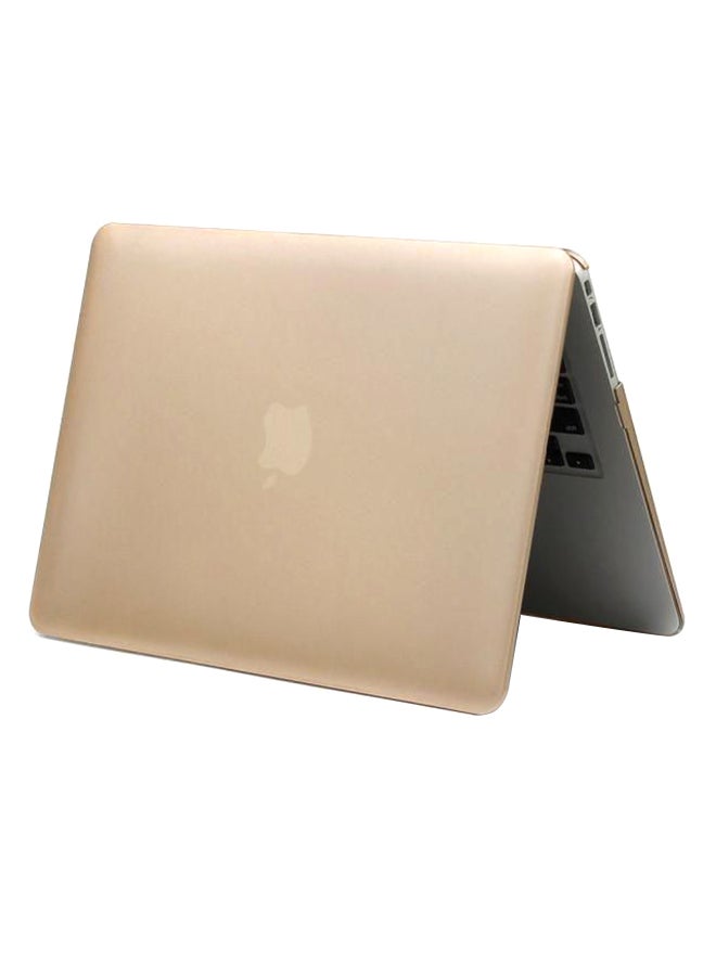 Matte Hard Cover Shell Protective Case For Apple MacBook Air 11.6-Inch Gold 