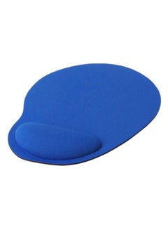 Computer Pc Laptop Comfort Wrist Gel Rest Soft Support Mat Solid Mouse Pad Blue