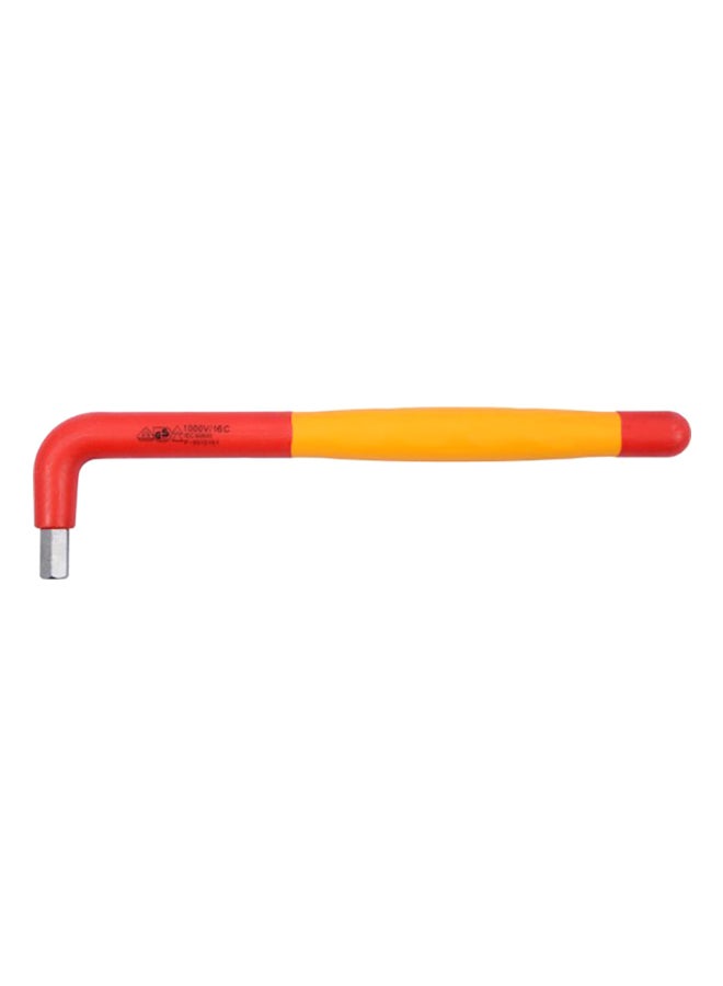 Yato Insulated Hex Keys 8mm VDE-1000V YT-21125 Red/Yellow/Silver 