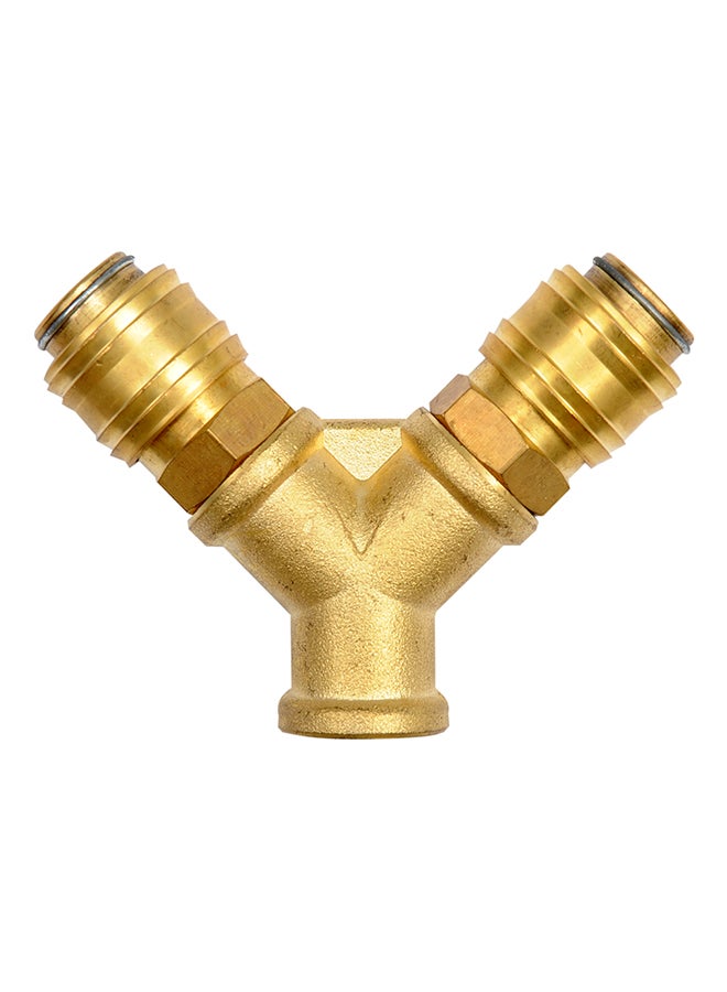 ياتو قارنة توصيل سريعة ثنائية الاتجاه 3/8 بوصات (M)x1/4 بوصات (F) L=70 ملم طراز YT-24091 ألوان متعددة - Image 1