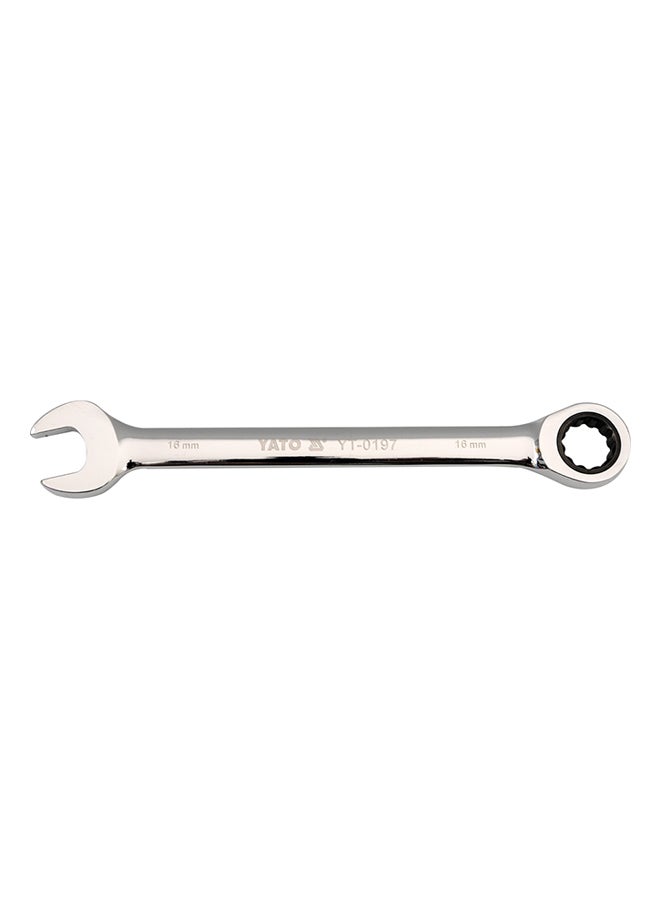 Yato Combination Ratchet Wrench 32mm W/Plastic HangerYT-0206 Silver 32mm