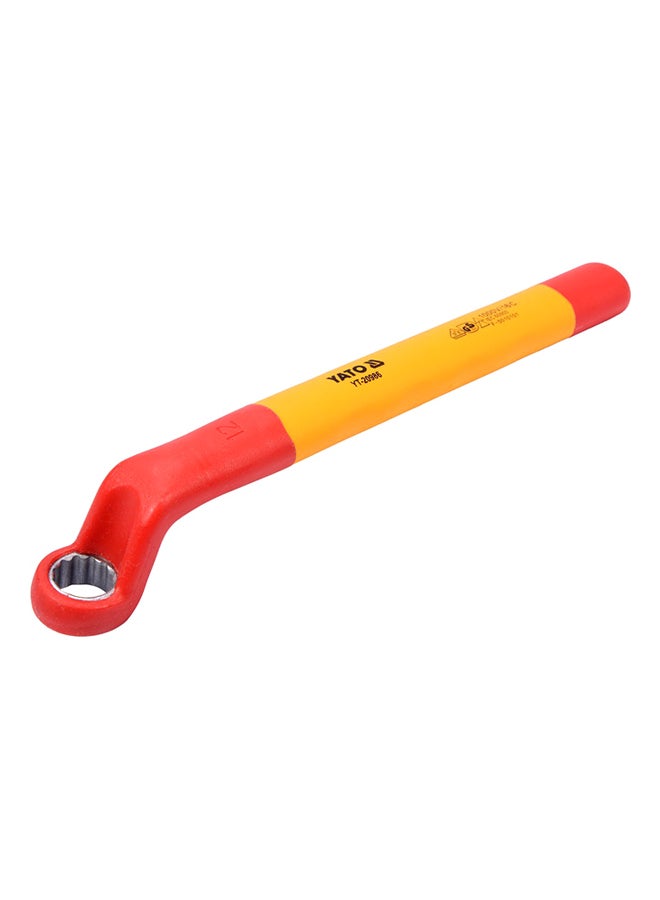 Yato Insulated Ring Wrench Red/Yellow - Image 1