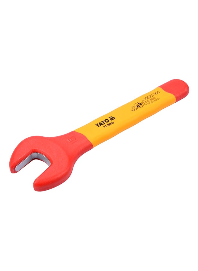 Yato Insulated Open End Wrench 15mm VDE-1000V YT-20959 yellow / red - Image 1