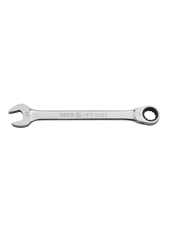 Yato Non-Slip Combination Ratchet Wrench 15mmYT-0260 Silver - Image 1