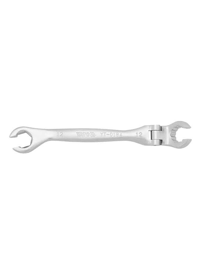 Yato Flexible Flare Nut Wrench 12mm YT-0184 Silver - Image 1