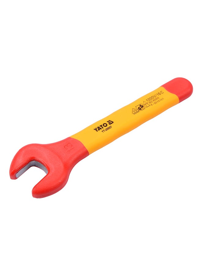 Yato Insulated Open End Wrench 13mm VDE-1000V YT-20957 Yellow/Red 