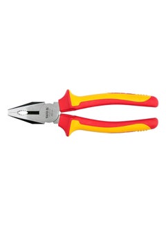 Yato Insulated Combination Plier 200mm VDE-1000V YT-21153 Silver/Yellow/Red 8inch  - Image 1