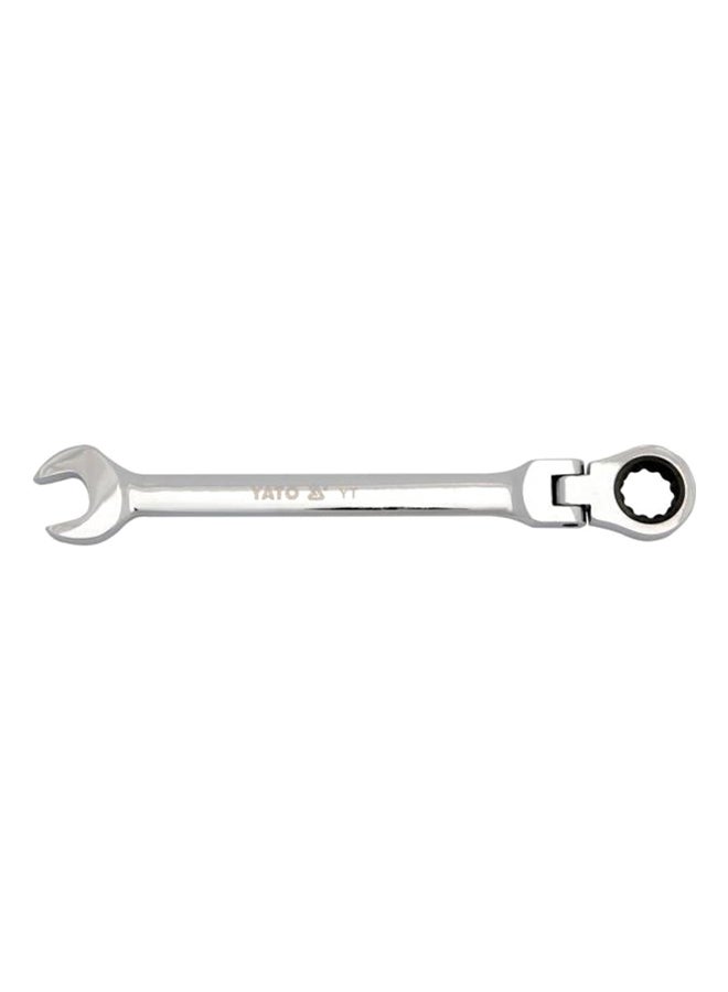 Yato Flexible Combination Ratchet Wrench 18mm W/Plastic HangerYT-1684 Silver