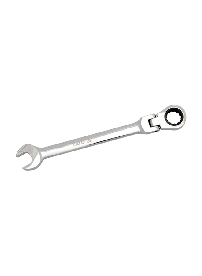 Yato Flexible Combination Ratchet Wrench 16mm W/Plastic Hanger YT-1682 Silver 16mm - Image 2