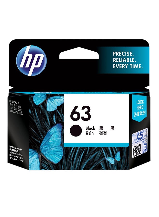 HP 63 High Yield Ink Cartridge black