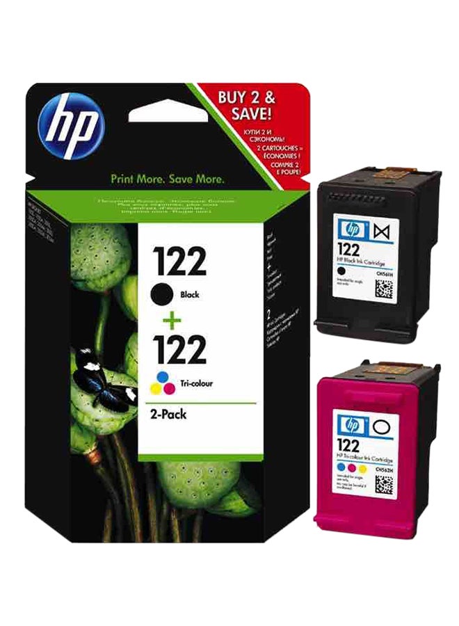 HP Hp Combo-pack Inkjet Print Cartridges 122 Black