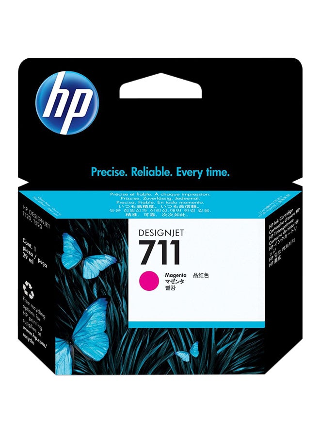 HP 711 High Yield Ink Cartridge Magenta 