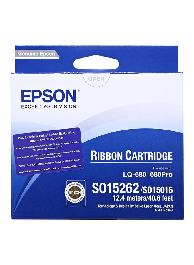 EPSON LQ 680 Ribbon Cartridge Black