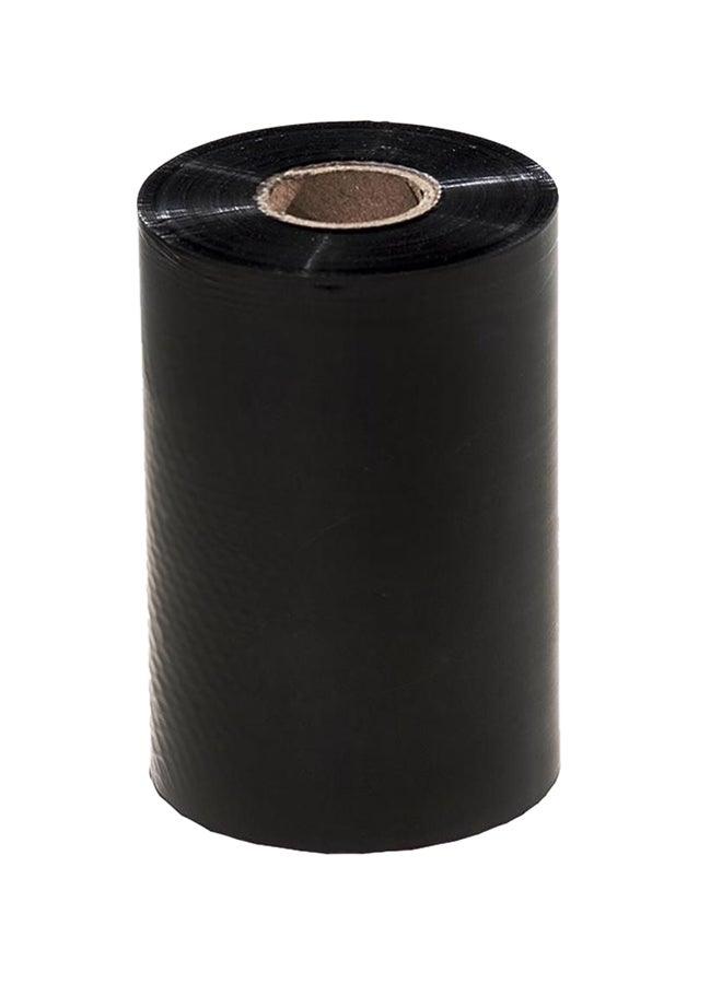 Thermal Transfer Wax Ribbon for Barcode Printers 110mm x 450m x 1 black