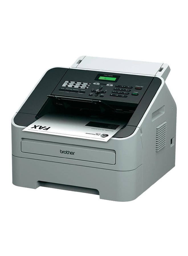 بروذر - طابعة ليزر بجهاز فاكس طراز fax-2840 37.08x37.34x30.99سم أبيض/ أسود - Image 1