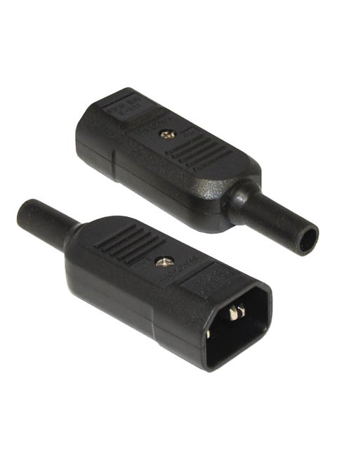 C14 Connector IEC320-C14 black