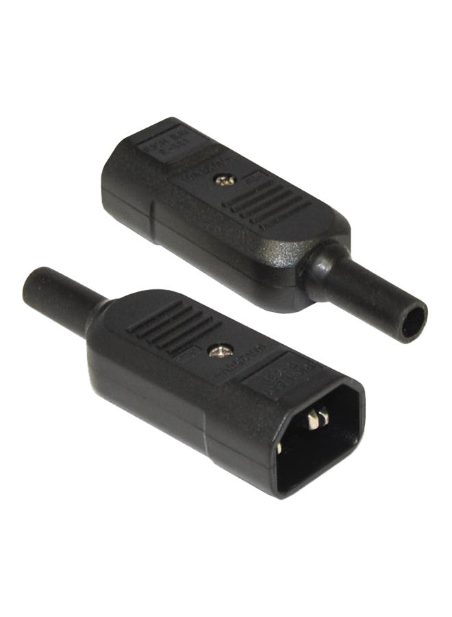 Generic - C14 Connector IEC320-C14 black - Image 1