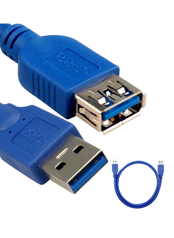50Cm USB 3.0 High Speed Cable Extension Lead Male A Plug To Female Socket For PC