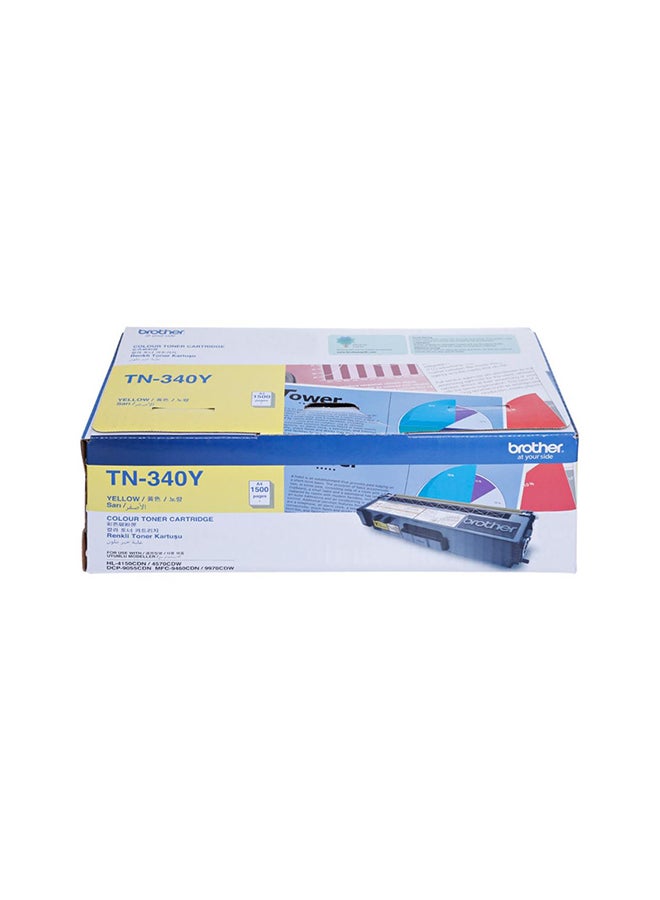 brother Toner Cartridge - Tn-340Y Yellow - Image 1