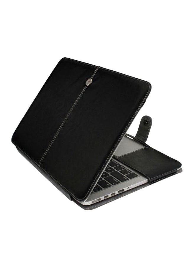 Pu Leather Protector Sleeve Bag Case Cover For MacBook Retina 13.3-Inch Black