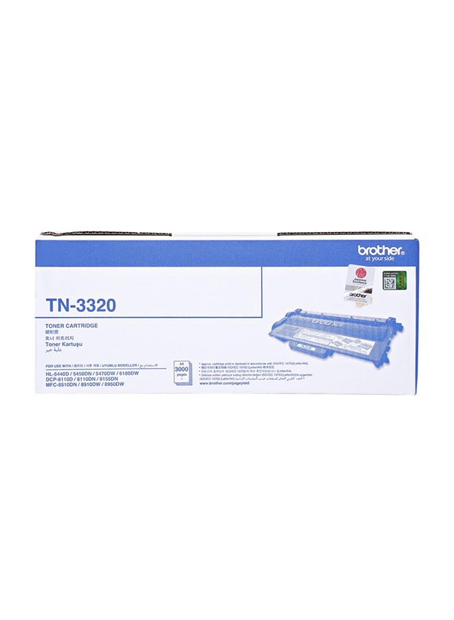 brother Toner Cartridge - Tn-3320, Black black