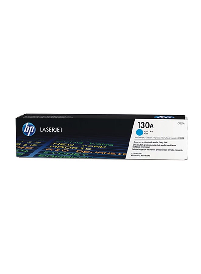 إتش بي - خرطوشة حبر 130A لطابعة إتش بي ليزر جيت برو Mfp M176n M177fw أزرق سماوي - Image 1