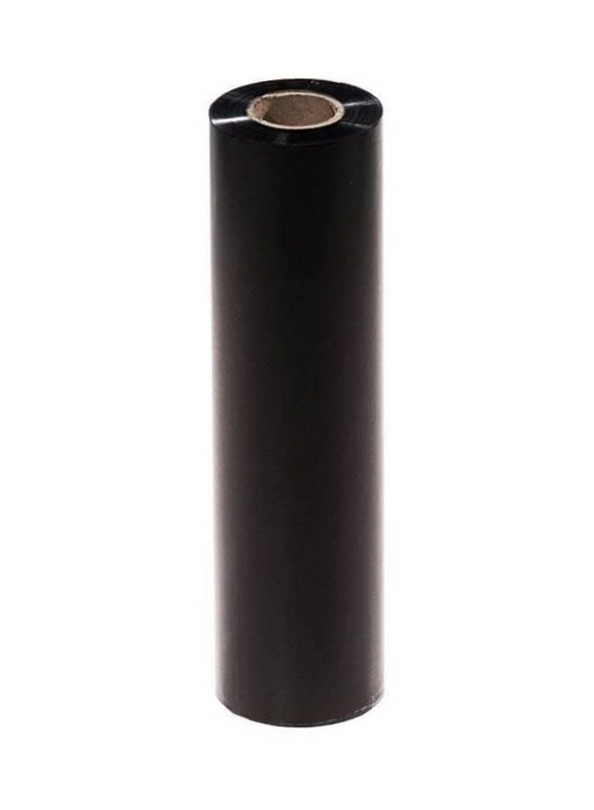 Thermal Transfer Wax Ribbon for Barcode Printers 110mm x 74m x  1/2 black