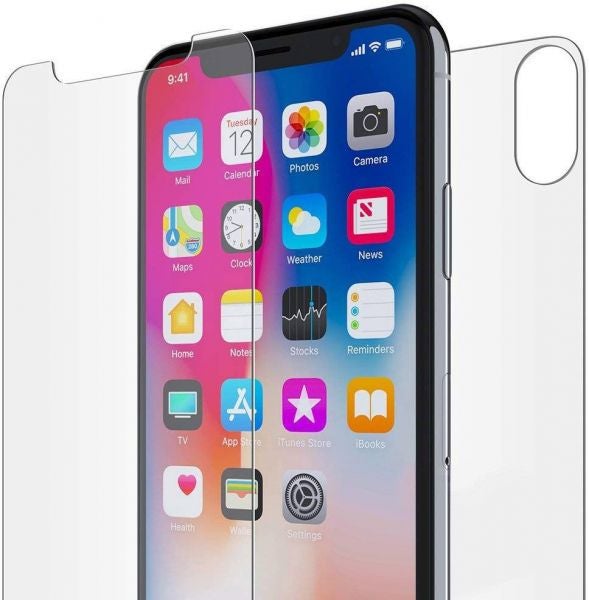 Front And Back Film Screen Protector For AppleiPhone X Max Clear