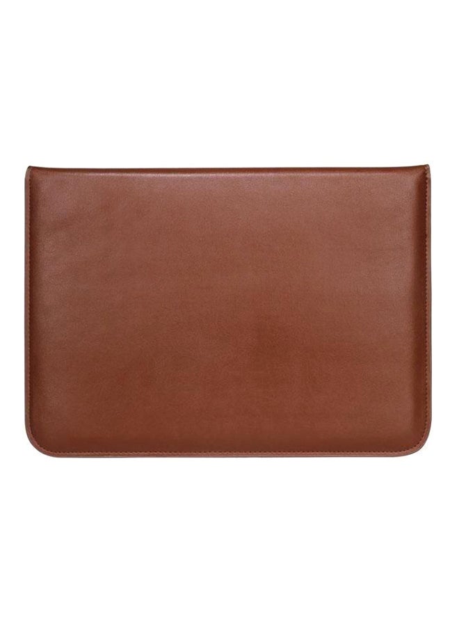 Envelope Laptop Sleeve Case Carry Pouch Protective Cover For MacBook Pro Retina 15.4-Inch Brown