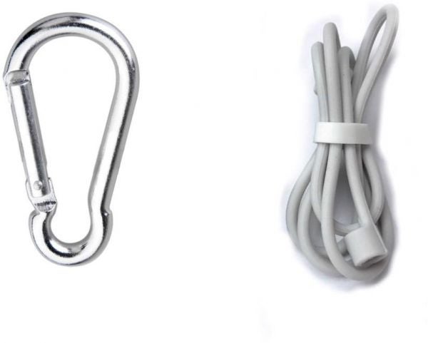 Apple AirPods Case Grey Protective Case And Straps With Carbiner Grey