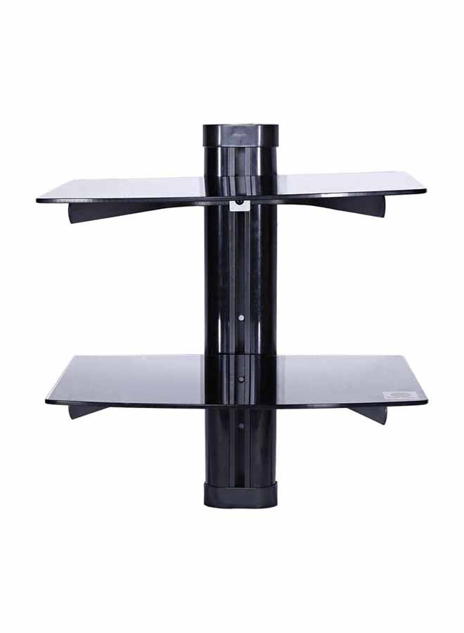 Double Rack DVD LCD Mount Stand Black