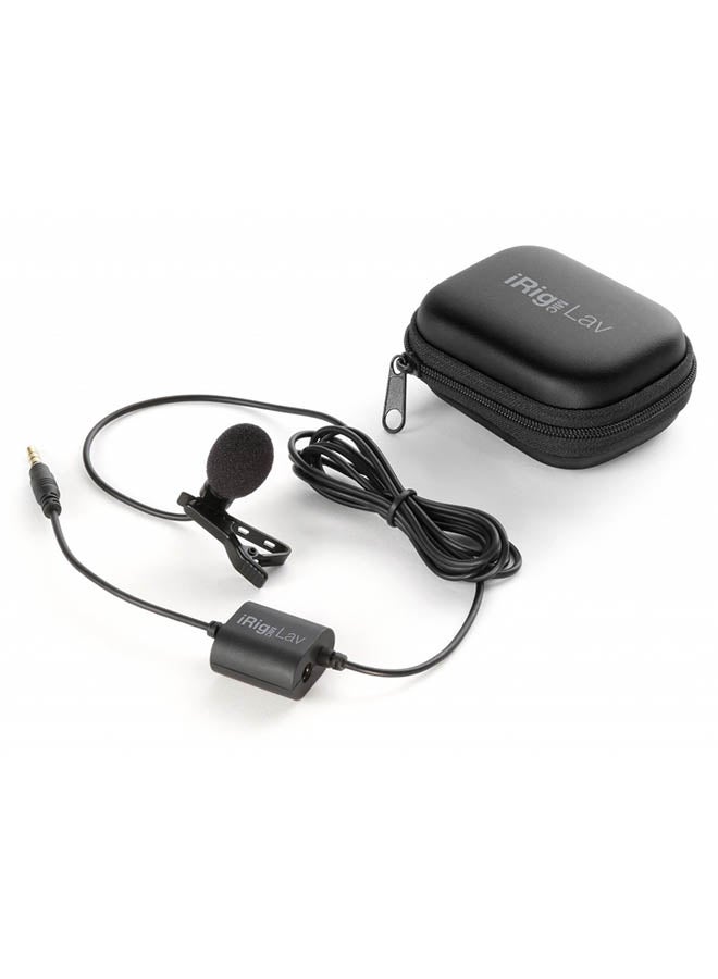 آي كي مالتيميديا ميكروفون إريج مايك لاف IP-IRIG-MIC-LAV أسود - Image 2