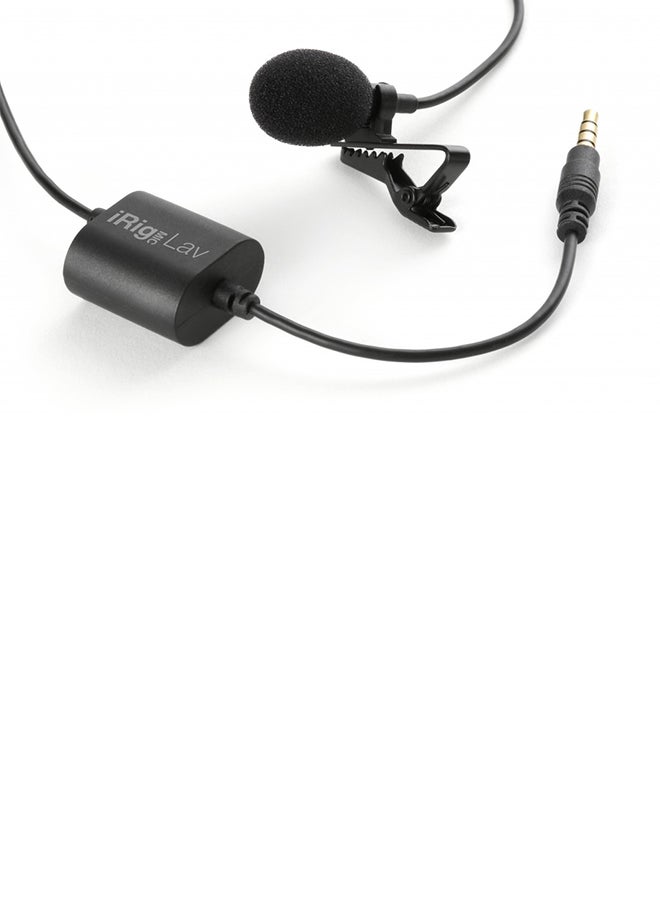 آي كي مالتيميديا ميكروفون إريج مايك لاف IP-IRIG-MIC-LAV أسود - Image 4