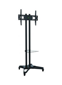 NEWSTAR Plasma Flat Panels Floor Stand With Wheels Black 