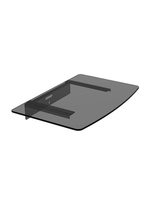 Wall Mount Single Shelf For Below 32 Inch Black