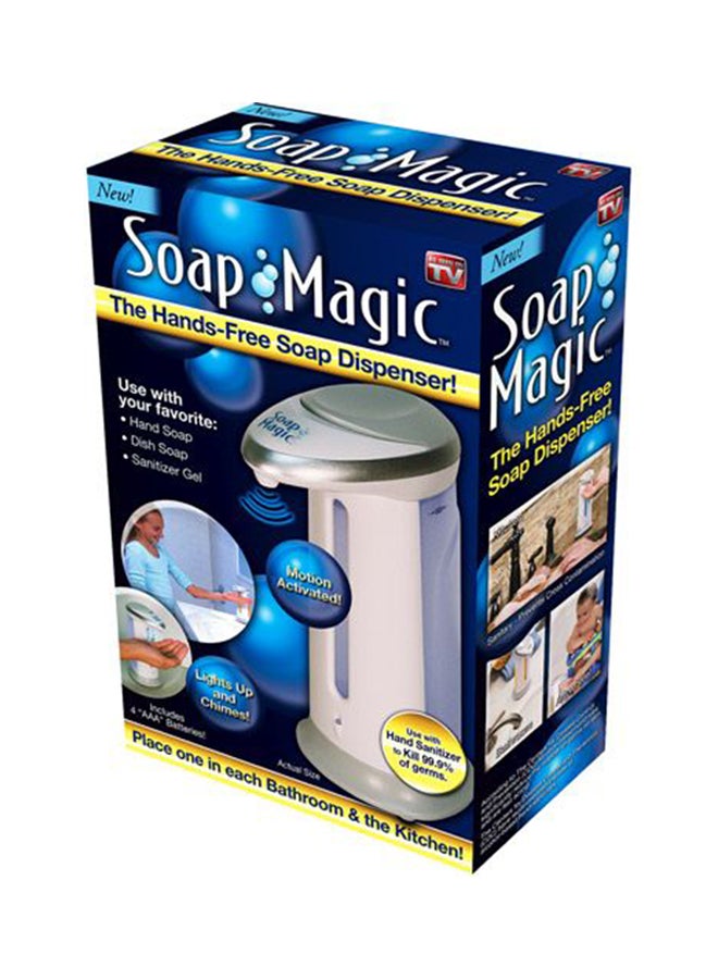Hands Free Soap Dispenser White/Blue  - Image 1