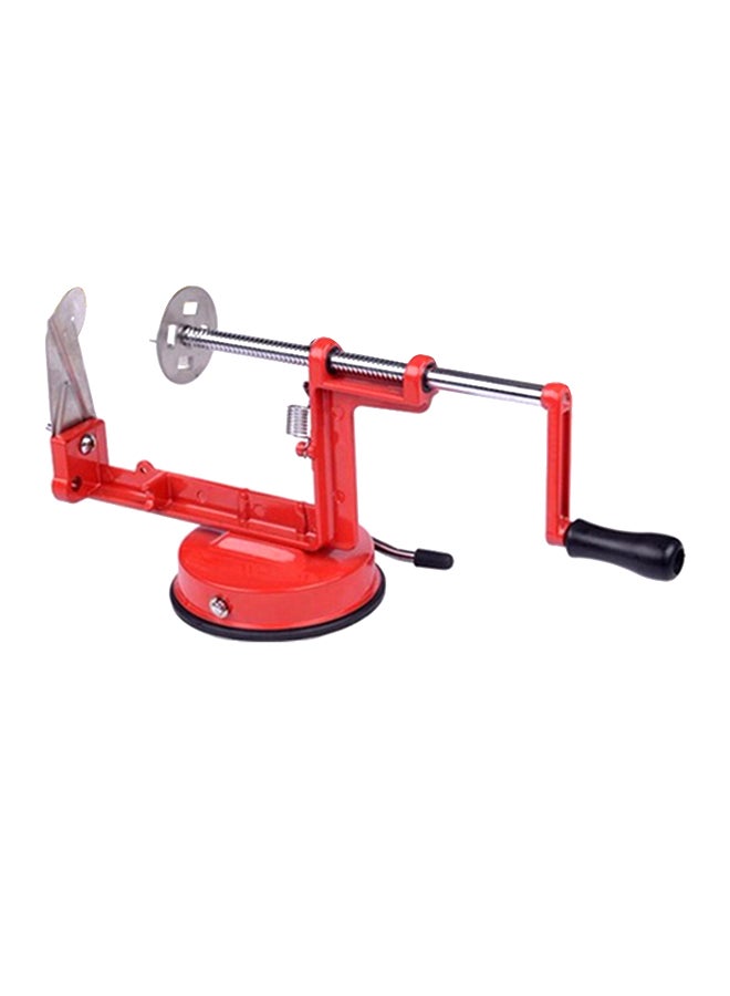 Generic Spiral Potato Slicer Red/Silver  - Image 1
