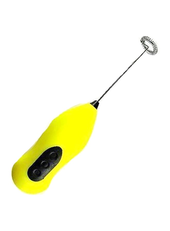 Generic Milk And Coffee Frother Yellow/Silver 