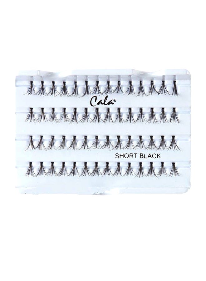 كالا مجموعة رموش مستعارة قصيرة ولامعة من 56 قطعة أسود