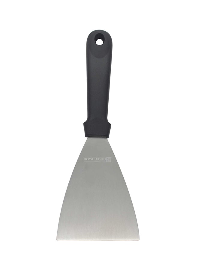 Royalford Kitchen Scraper Stainless Steel With Pp Handle Multi Color 24.5X9.8 Cm 4inch 