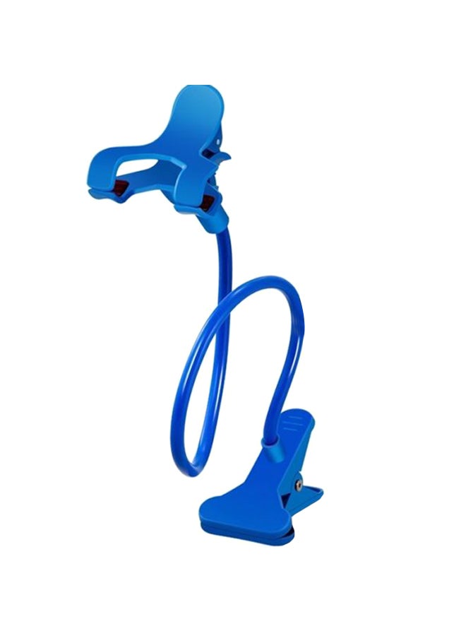 حامل مرن وشامل للهواتف مزود بمشبك أزرق