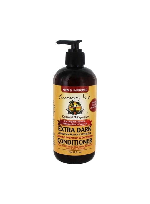 Extra Dark Jamaican Black Castor Oil Extreme Hydration And Detangling Conditioner Clear